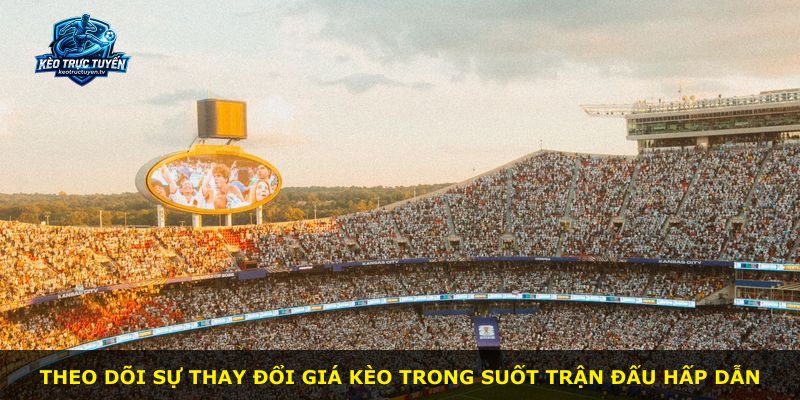 Theo dõi sự thay đổi giá kèo trong suốt trận đấu hấp dẫn
